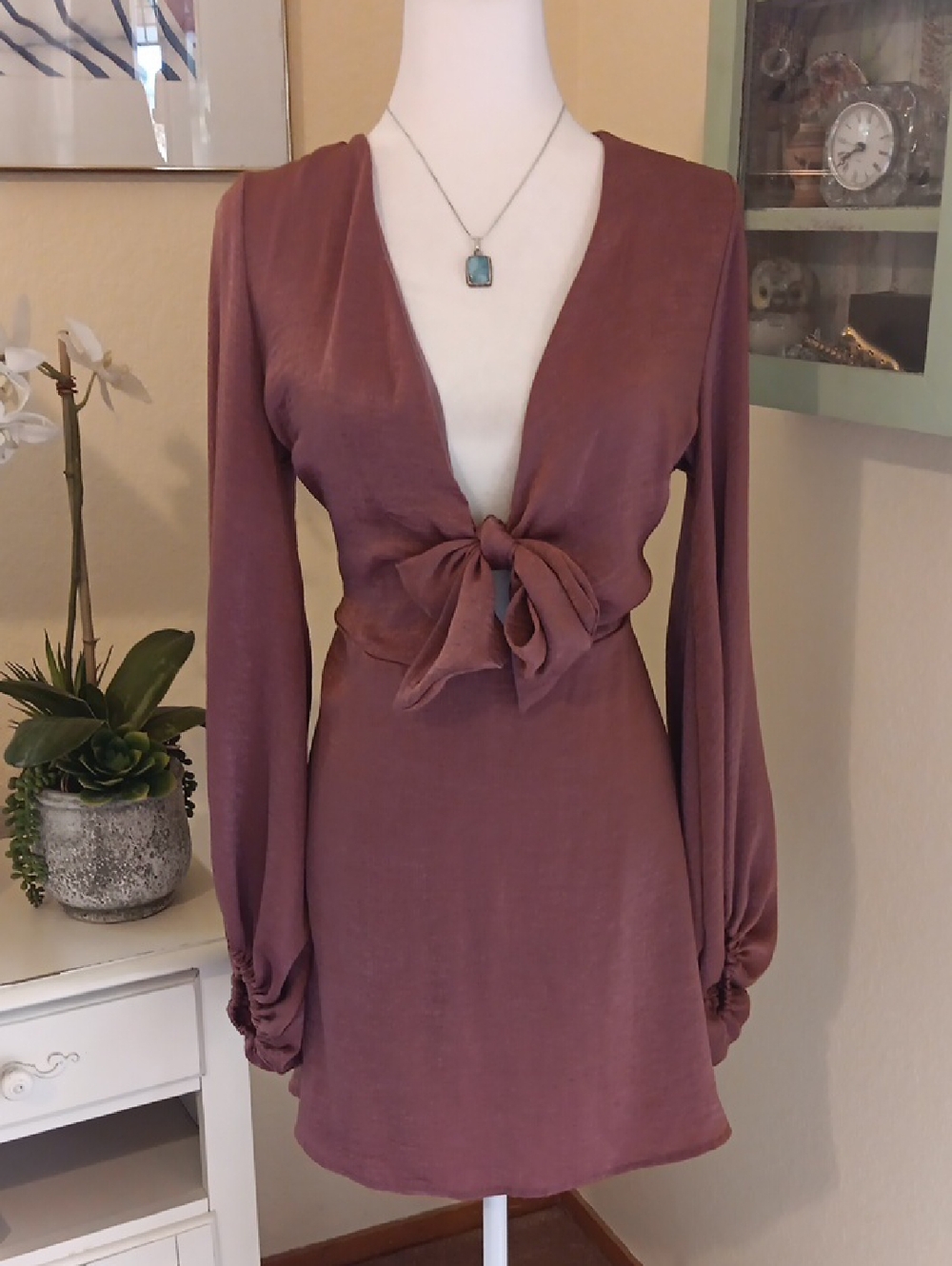 SAGE THE LABEL Satiny Dress